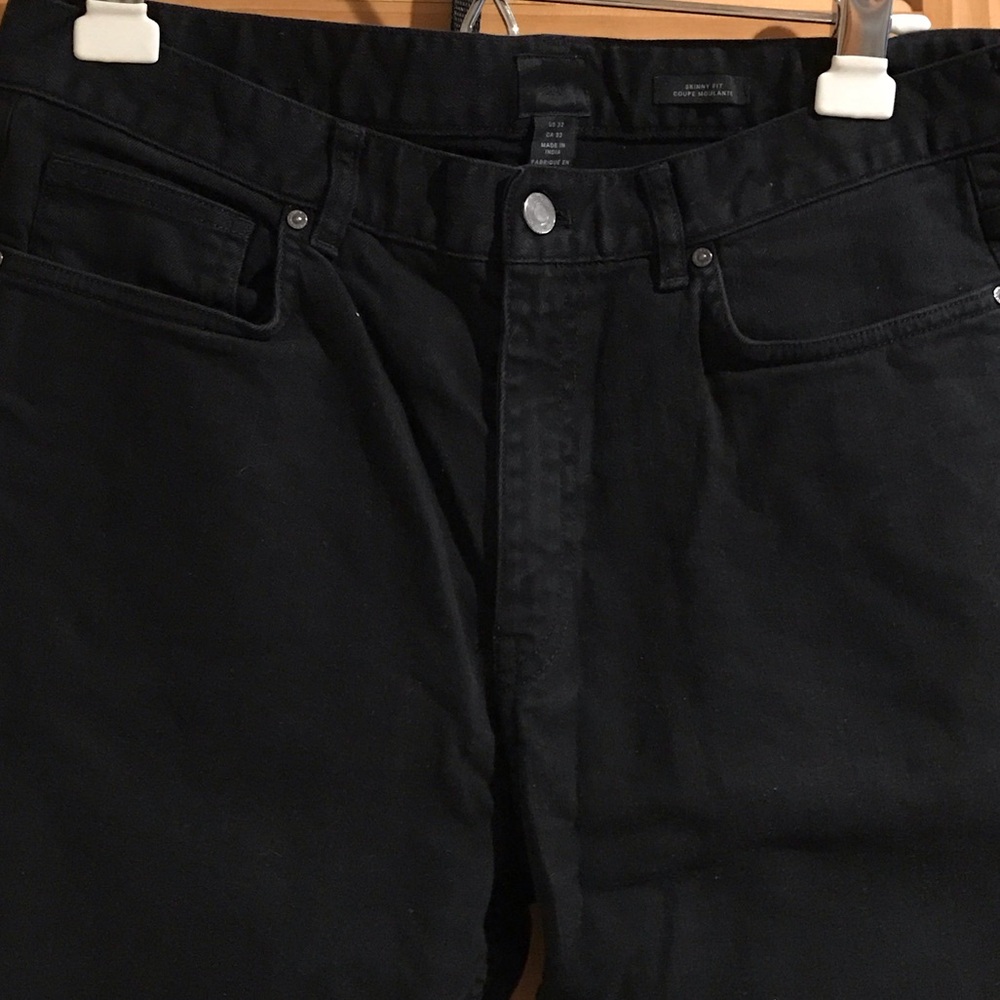 H&M Men's Dark Black Jeans